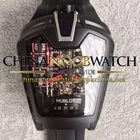 Replica Hublot LaFerrari MP-05 Black PVD Red & Skeleton Dial Swiss 2824