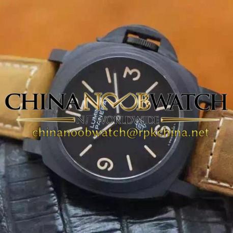 Replica Panerai Luminor Base PAM 360 Black Ceramic Black Dial Swiss P3000