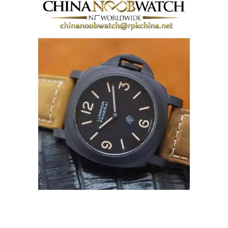 Replica Panerai Luminor Base PAM 360 Black Ceramic Black Dial Swiss P3000