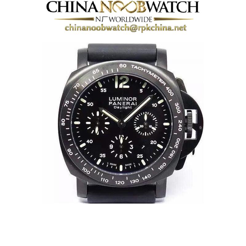 Replica Panerai Luminor Daylight PAM 250 Special Edition Black Ceramic Black Dial Swiss 7750