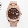 Day-Date 40mm EWF Rose Gold Brown Dial Swiss 2836