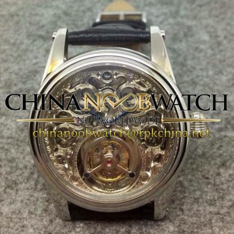 Replica Blancpain Tourbillon Stainless Steel Skeleton Dial Swiss Tourbillon