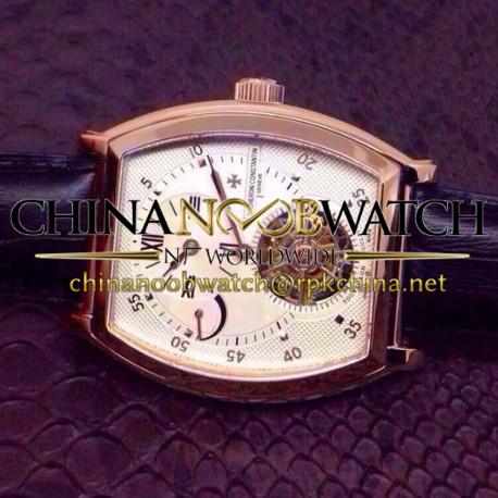 Replica Vacheron Constantin Malte Tourbillon Regulator Rose Gold White Dial Swiss Tourbillon