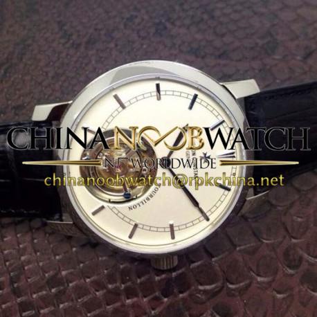 Replica Vacheron Constantin Patrimony Tourbillon Stainless Steel White Dial Swiss Tourbillon