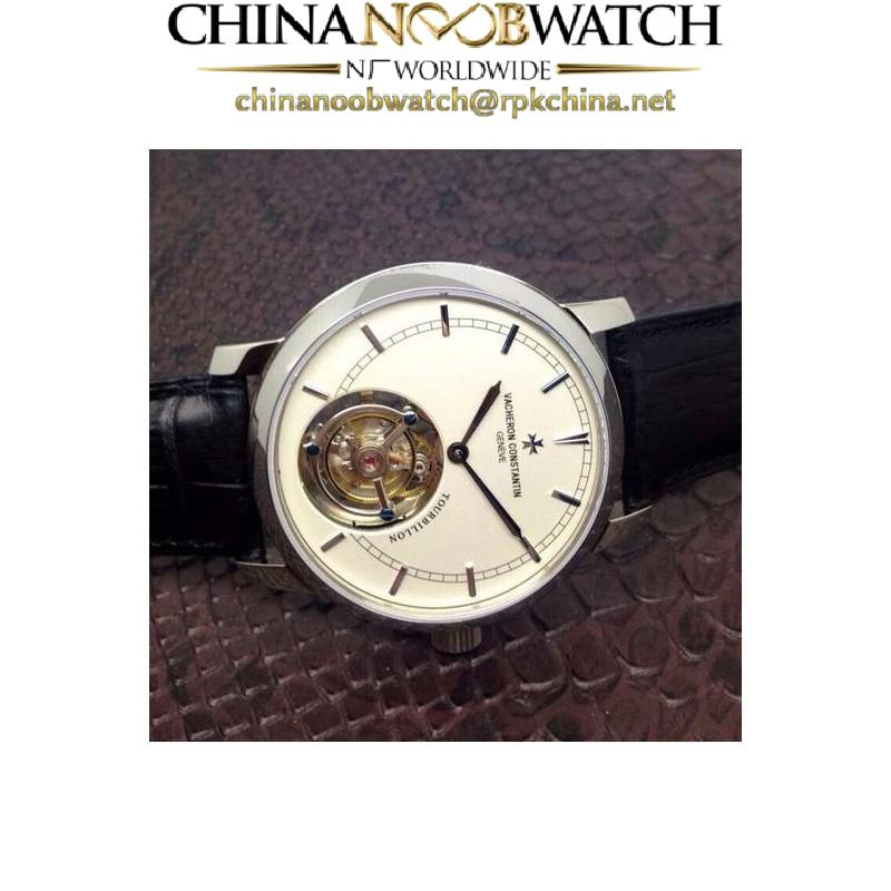 Replica Vacheron Constantin Patrimony Tourbillon Stainless Steel White Dial Swiss Tourbillon