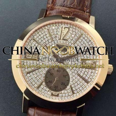 Replica Piaget Dancer Rose Gold Diamonds Dial Swiss 2824