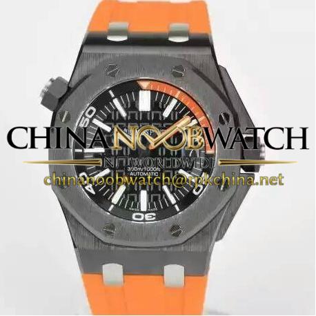 Replica Audemars Piguet Royal Oak Offshore Diver 15707 Ceramic Black Dial Swiss 3120