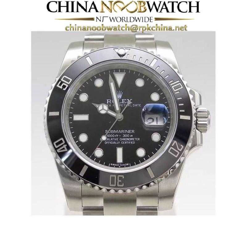 Replica Rolex Submariner Date 116610LN Stainless Steel Black Dial Swiss 3135