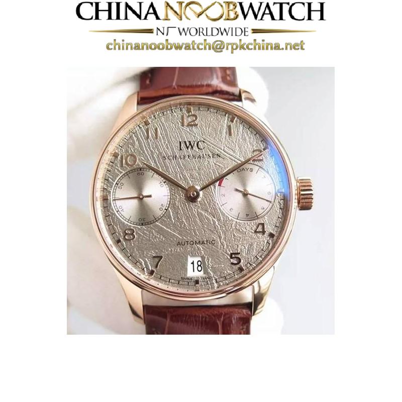 Replica IWC Portuguese IW5001 Rose Gold Gray Dial Swiss 52010