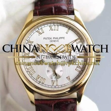 Replica Patek Philippe Annual Calendar 5035J Yellow Gold White Dial Swiss PP 315SQA