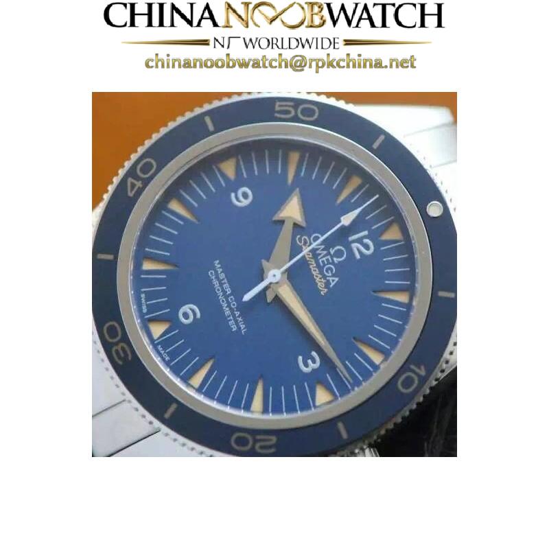 Replica Omega Seamaster 300 Stainless Steel Blue Dial Swiss 8400