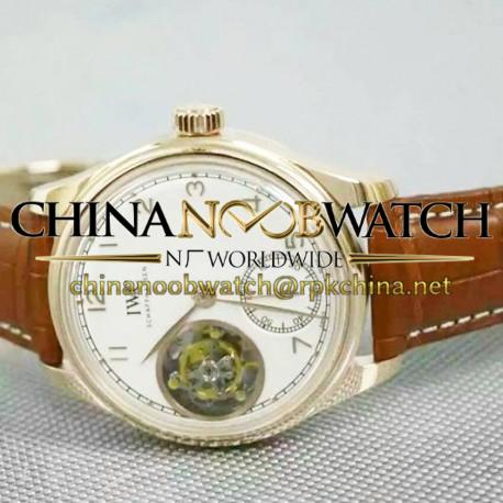 Replica IWC Portuguese Tourbillon IW546302 18K Rose Gold Plated White Dial Swiss IWC Tourbillon