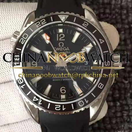 Replica Omega Seamaster Planet Ocean GMT Good Planet Foundation Stainless Steel Black Dial Swiss 8906