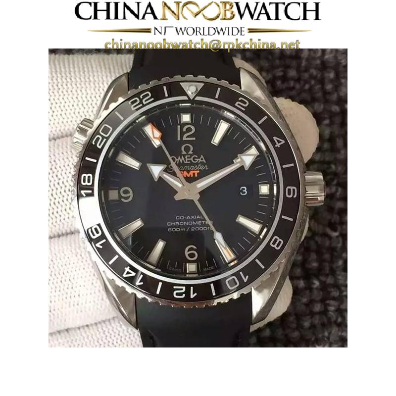 Replica Omega Seamaster Planet Ocean GMT Good Planet Foundation Stainless Steel Black Dial Swiss 8906