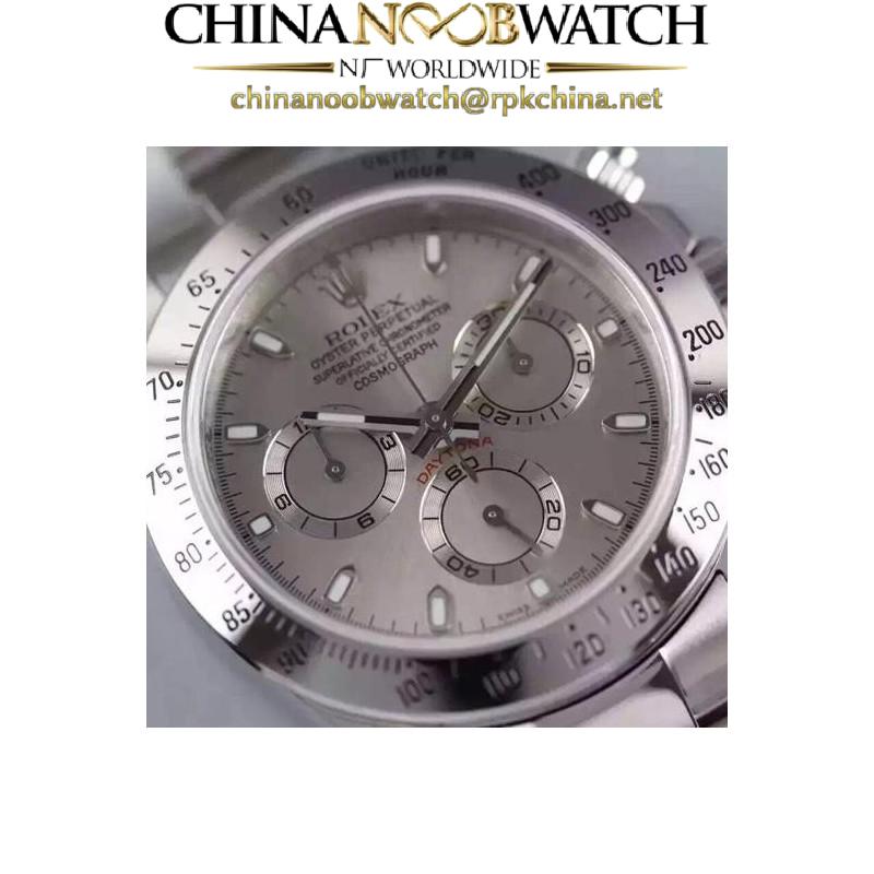 Replica Rolex Daytona Cosmograph 116520 JF Stainless Steel Anthracite Dial Swiss 7750 Run 6@SEC