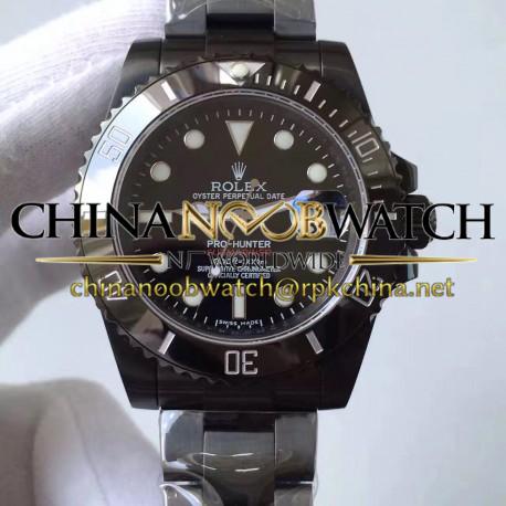 Replica Rolex Submariner Date 116610LN Pro-Hunter JF PVD Black Dial Swiss 2836-2