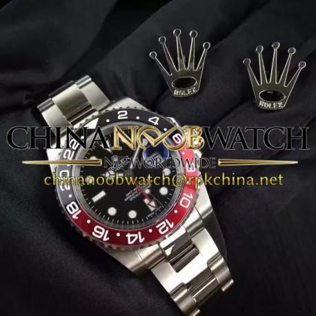 Replica Rolex GMT-Master II 116710BLNR UR Stainless Steel Black Dial Swiss 2836-2