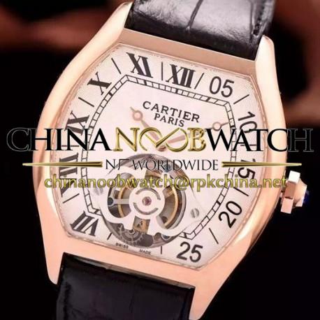 Replica Cartier tortue RG/LE Swiss Real Tourbillon