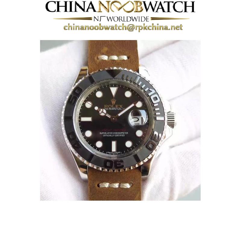 Replica Rolex Yacht-Master 40 116655 BP Stainless Steel Black Dial Swiss 2836-2