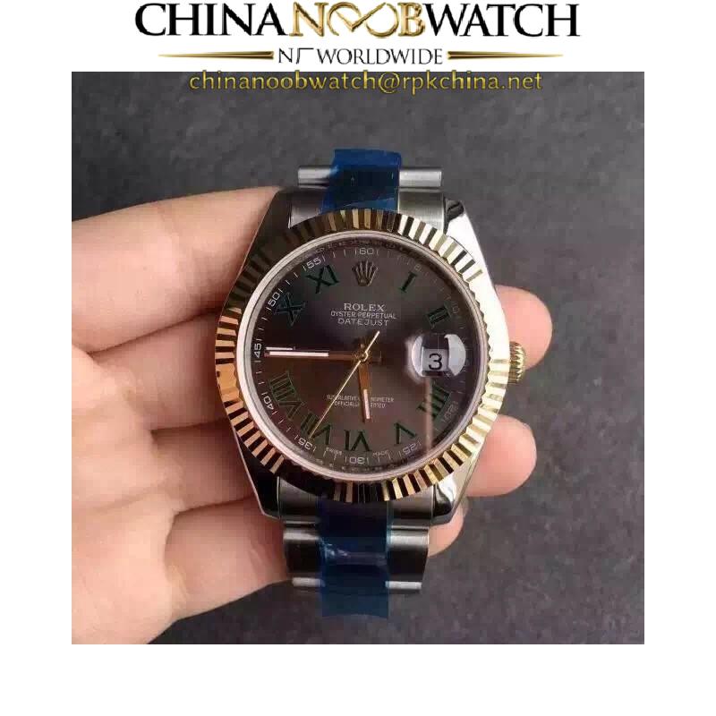 Replica Rolex Datejust II 116333 41MM V5 Stainless Steel & Yellow Gold Anthracite Dial Swiss 2836-2