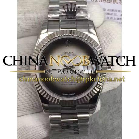 Replica Rolex Datejust 41 Lapis Lazuli HK Stainless Steel Gray Dial Swiss 3255