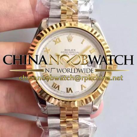 Replica Rolex Datejust 41 126333 41MM NF Stainless Steel & Yellow Gold Rhodium Dial Swiss 2836-2