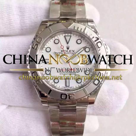Replica Rolex Yacht-Master 40 116622 JF Stainless Steel White Dial Swiss 2836-2