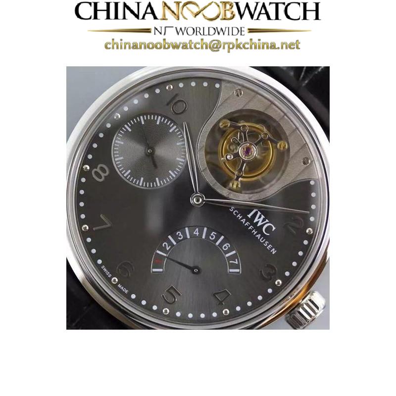 Replica IWC Portuguese Tourbillon Mystery IW504207 Stainless Steel Anthracite Dial Swiss 50900