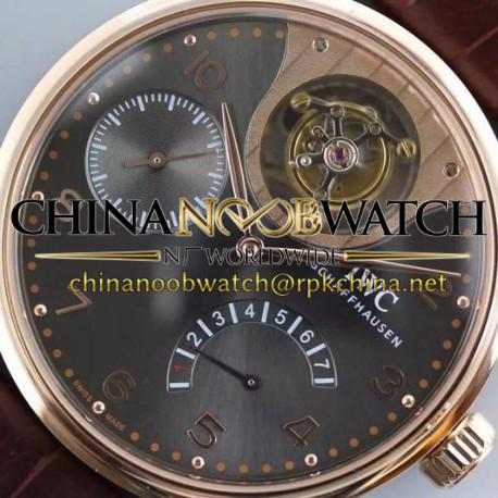 Replica IWC Portuguese Tourbillon Mystery IW504207 Rose Gold Anthracite Dial Swiss 50900