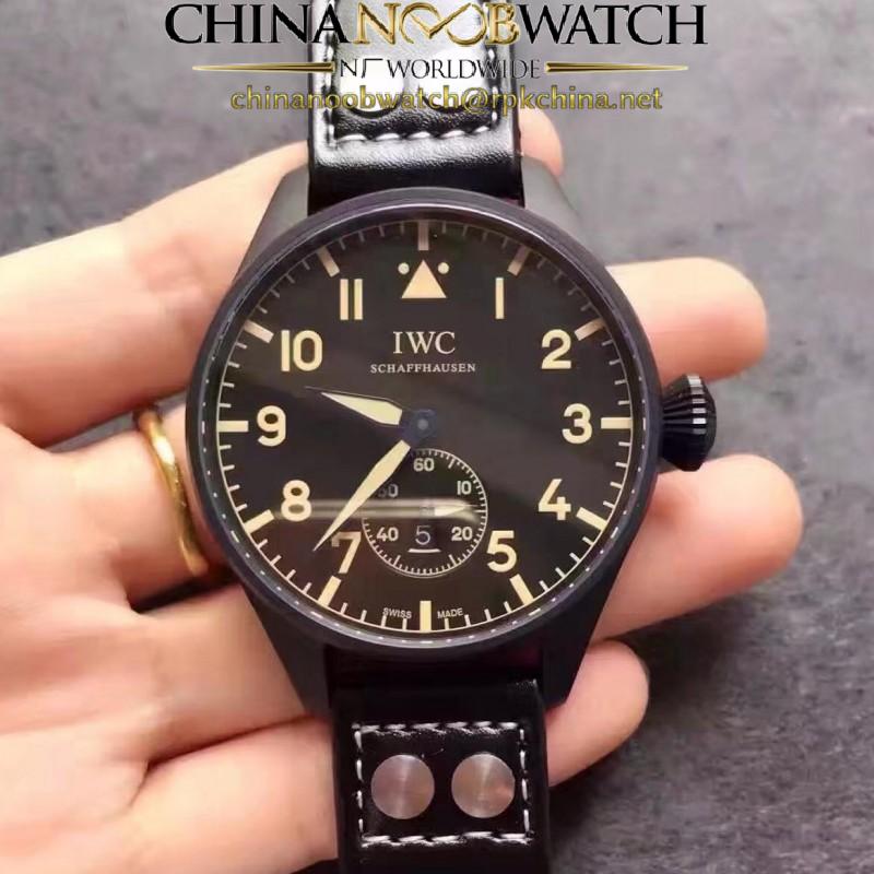 Replica IWC Big Pilot Heritage IW510301 MK PVD Black Dial Swiss 59215