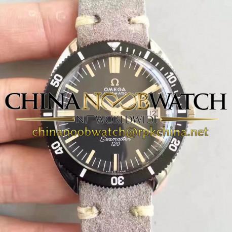 Replica Omega Seamaster 120 Vintage 135.0027 1969 JH Stainless Steel Black Dial Swiss 2824-2