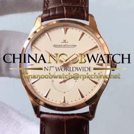 Replica Jaeger-LeCoultre Master Grande Ultra Thin Small Second 1352520 ZF Rose Gold Cream Dial Swiss Calibre 896