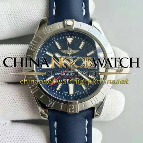 Replica Breitling Avenger II GMT A3239011/C872/105X/A20BA.1 N Stainless Steel Blue Dial Swiss 2836-2