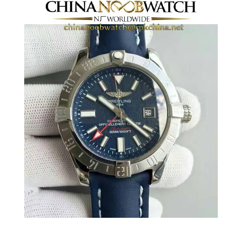 Replica Breitling Avenger II GMT A3239011/C872/105X/A20BA.1 N Stainless Steel Blue Dial Swiss 2836-2