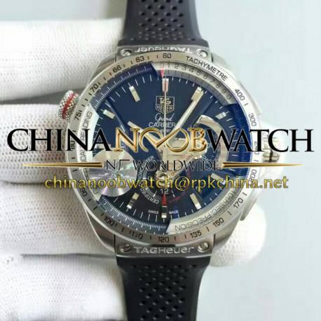 Replica Tag Heuer Grand Carrera Calibre 36 RS Chronograph CAV5115.FT6019 V6 Stainless Steel Black Dial Swiss 7750