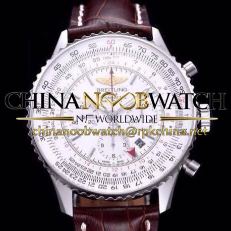 Replica Breitling Navitimer GMT AB044121/G783/756P/A20BA.1 JF Stainless Steel White Dial SWISS 7753