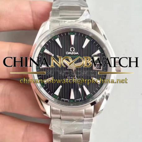 Replica Omega Seamaster Aqua Terra 150M Master Golf Edition 231.10.42.21.01.001 KW Stainless Steel Black Dial Swiss 8500