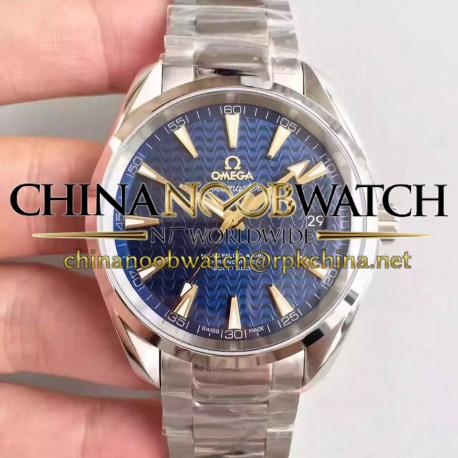 Replica Omega Seamaster Aqua Terra 150M Master Co-Axial 231.10.42.21.03.004 KW Stainless Steel Blue Dial Swiss 8500