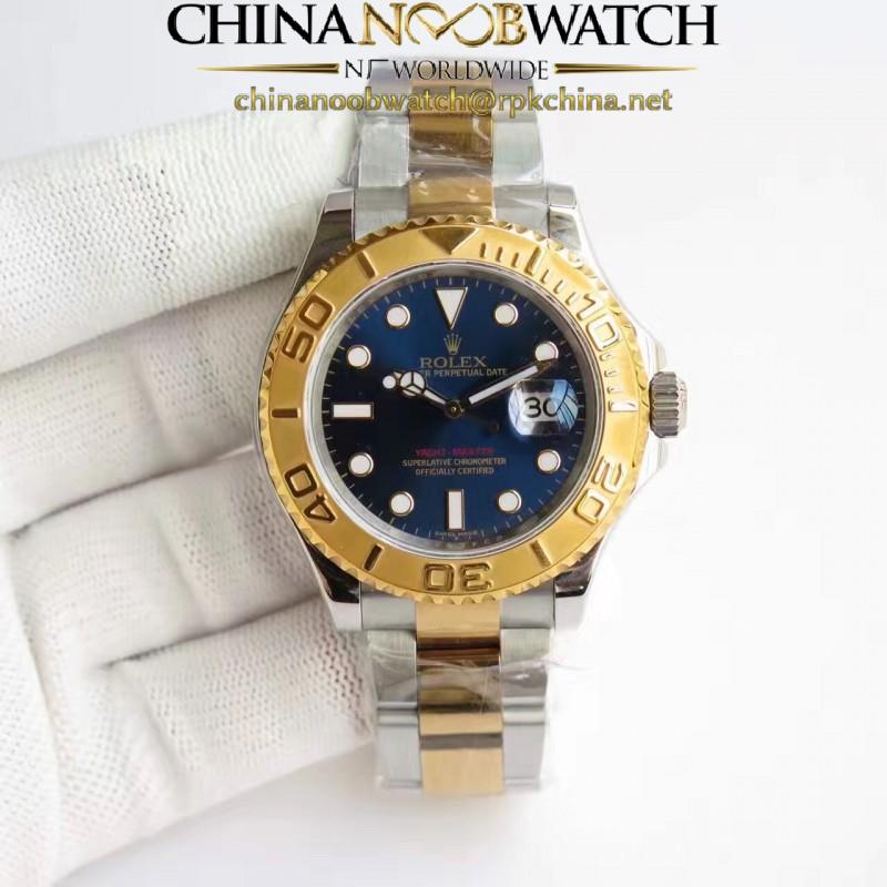 Replica Rolex Yacht-Master 40 116622 JF Stainless Steel & Yellow Gold Blue Dial Swiss 2836-2