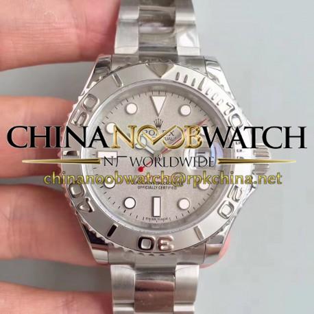 Replica Rolex Yacht-Master 40 116622 EW Stainless Steel Grey Dial Swiss 3135