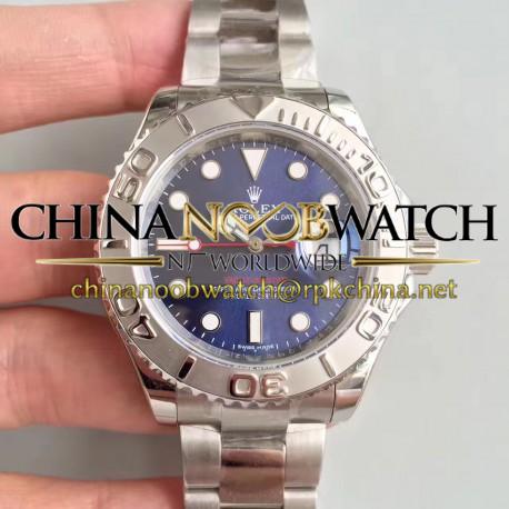 Replica Rolex Yacht-Master 40 116622 EW Stainless Steel Blue Dial Swiss 3135