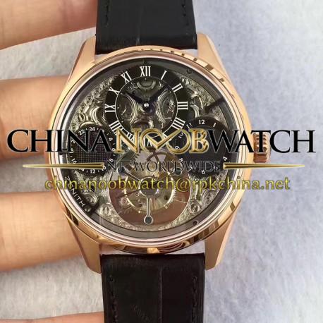 Replica Zenith El Primero Tourbillon BP Rose Gold Skeleton Dial Swiss Tourbillon