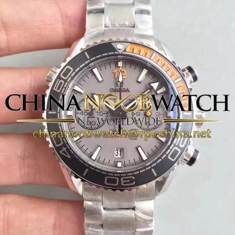 Replica Omega Seamaster Planet Ocean 600M Chronograph 215.90.46.51.99.001 JH Stainless Steel Grey Dial Swiss 9900