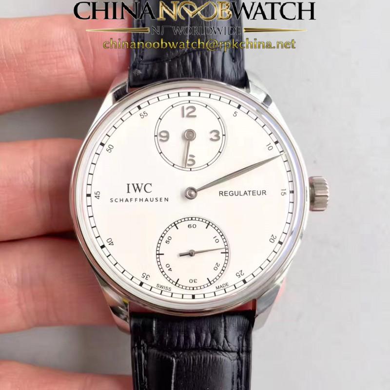 Replica IWC Portugieser Regulateur IW544401 ZF Stainless Steel White Dial Swiss IWC 98245