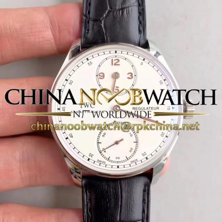 Replica IWC Portugieser Regulateur IW544401 ZF Stainless Steel White & Gold Dial Swiss IWC 98245