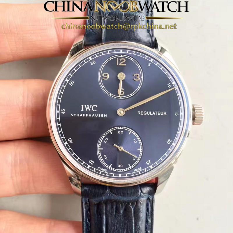 Replica IWC Portugieser Regulateur IW544401 ZF Stainless Steel Blue Dial Swiss IWC 98245