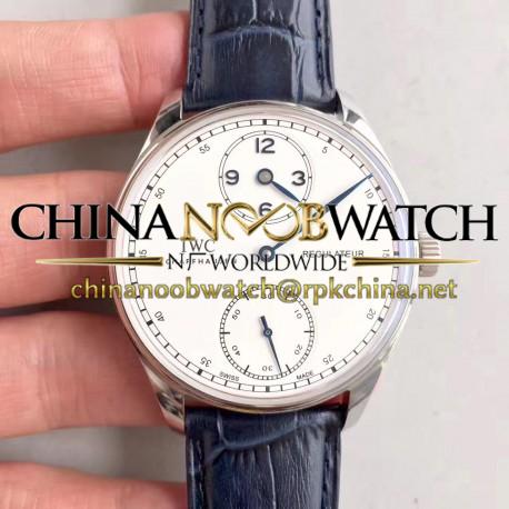 Replica IWC Portugieser Regulateur IW544401 ZF Stainless Steel White & Blue Dial Swiss IWC 98245