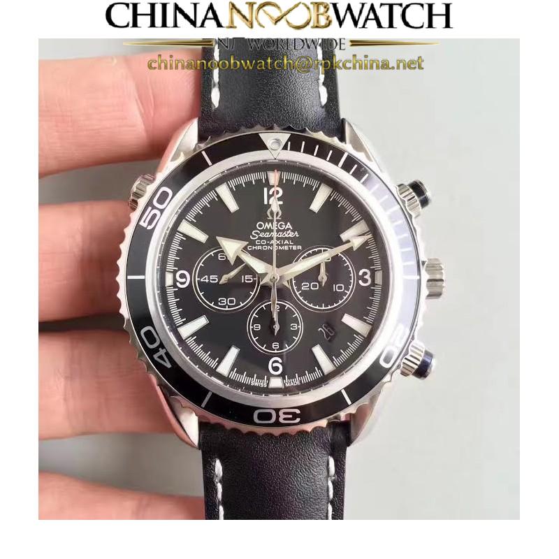 Replica Omega Seamaster Planet Ocean 600 M Co-Axial Chronograph 2210.51.00 N Stainless Steel Black Dial Swiss ETA 7750