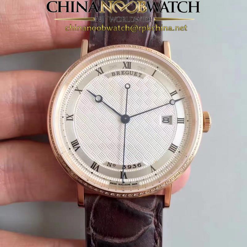 Replica Breguet Classique 5177 FK Rose Gold Silver Dial Swiss Caliber 777Q