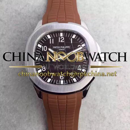 Replica Patek Philippe Aquanaut Jumbo 5167A-001 MK Stainless Steel Brown Dial Swiss 324SC